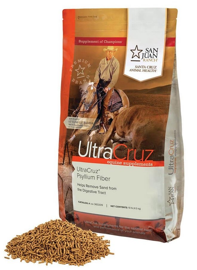UltraCruz UltraCruz Equine Psyllium Fiber Supplement for Horses, 10 lb, Pellet (32 Day Supply)  - Image 2
