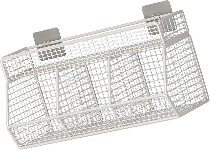 Stylish Wall Hanging Basket Practical Storage Holder for Home Organization with Sturdy Metal Wire Construction Wall Hanging Basket - Image 1