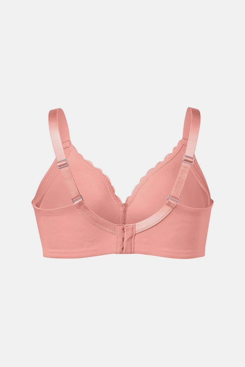 Tchibo Women Non Padded Soft Bra, Apricot - Image 2
