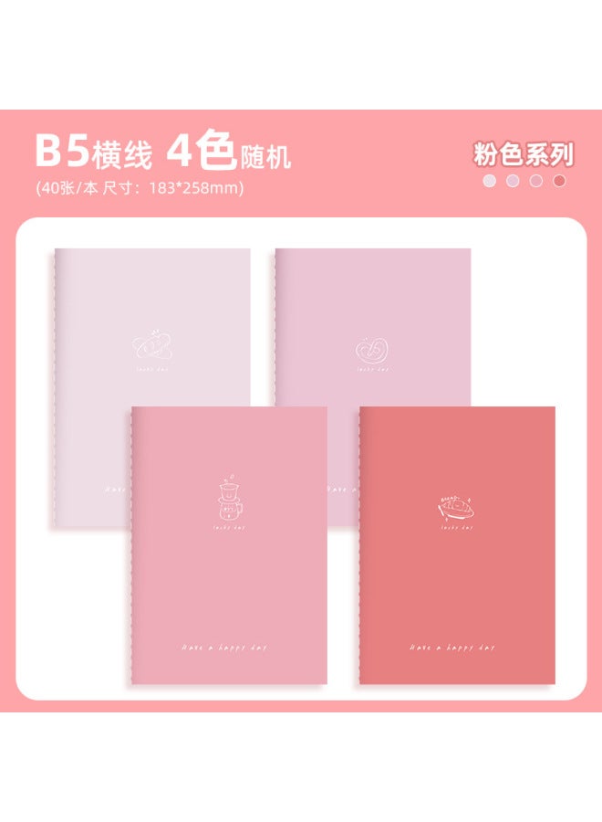 HELPS Creative High-value Gradient Color Car Line Notebook B5 Students Thickened Horizontal Line Notepad Prizes Stationery - Image 1