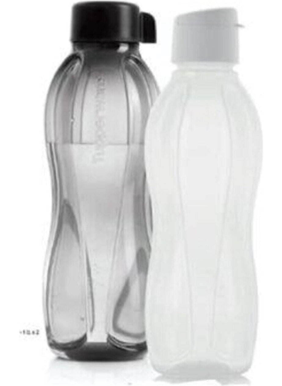 Tupperware Bottle Water Bottle 1 Liter 2 Piece (Screw and Practical Lid) 
