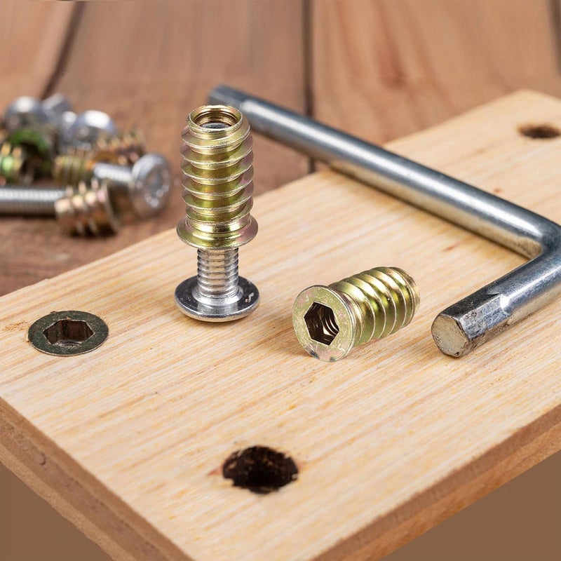 LFM 1420 Threaded Inserts for Wood 20mm Length PACK OF 40 PCS - Image 2