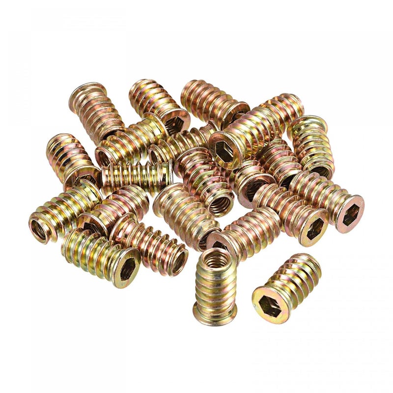 LFM 1420 Threaded Inserts for Wood 20mm Length PACK OF 40 PCS - Image 1
