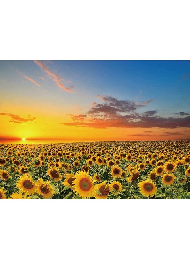 CHengQiSM 1000 Pieces Puzzles For Adults Sunflower Jigsaw Puzzles Flowers Floor Puzzle Kids Diy Toys For Creative Gift Home Decor - Image 1