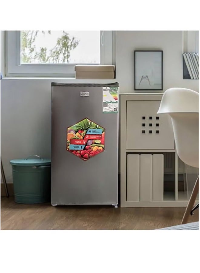 W.BOX 83 Liters Single Door Refrigerator 2.9Cu ft, Silver | WBR90-WL - Image 3