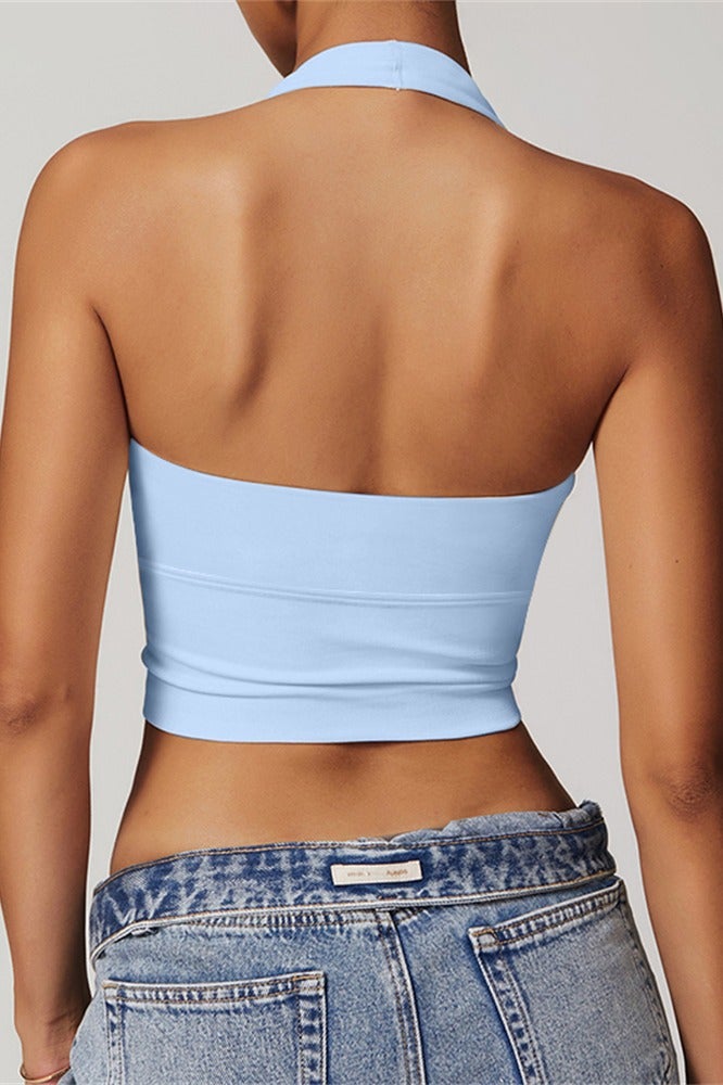 عام المرأة الرسن الرياضة الصدرية الخامس الرقبة الصالة الرياضية تجريب اليوغا حمالات الصدر - Image 2