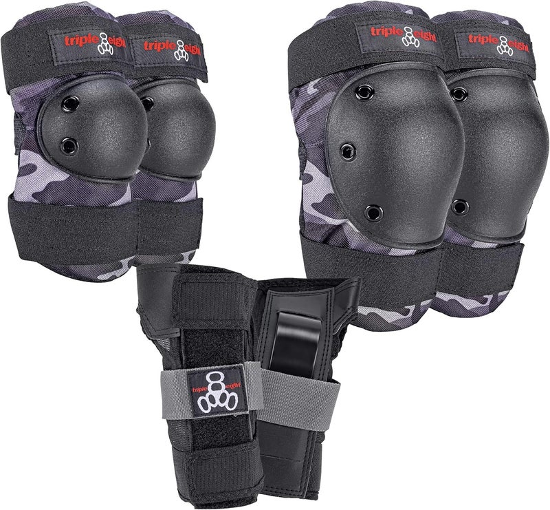 Triple Eight Saver Series Protective Pad Set - Knee, Elbow, and Wrist Guards - Image 1