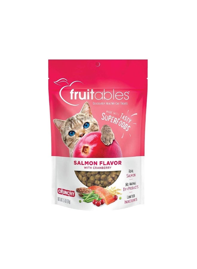 Fruitables Salmon Flavour with Cranberry Cat Treats - 2.5 oz