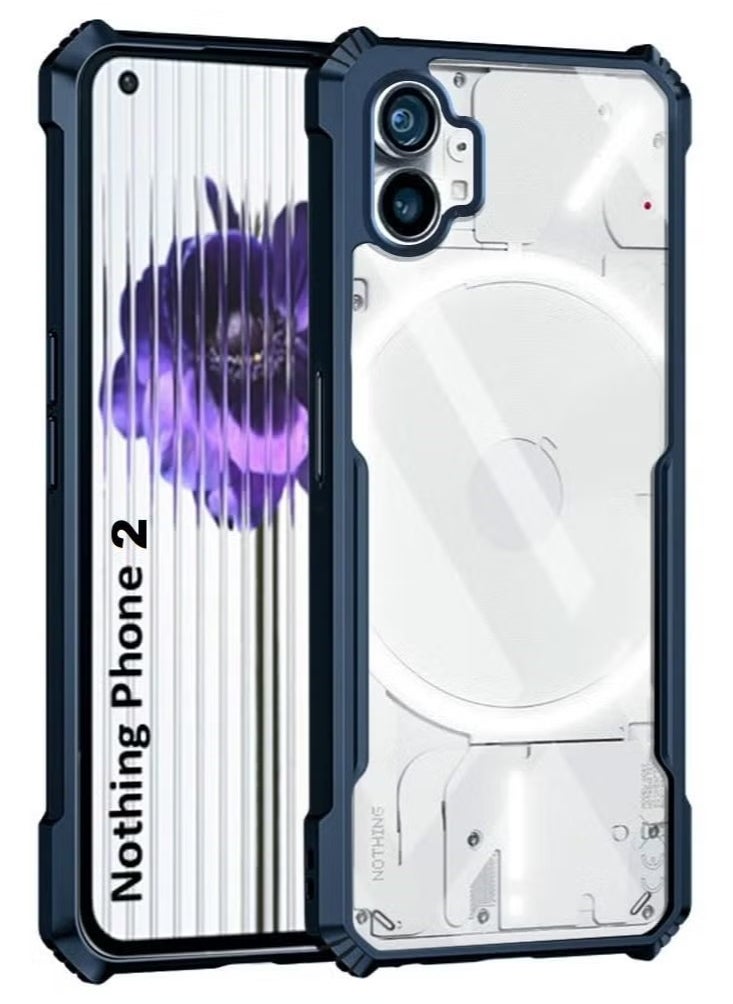 Service Zone Crystal Clear Case Slim Anti Scratch TPU Hard Shell Protective Phone Cases Cover for Nothing Phone 2  - Image 1