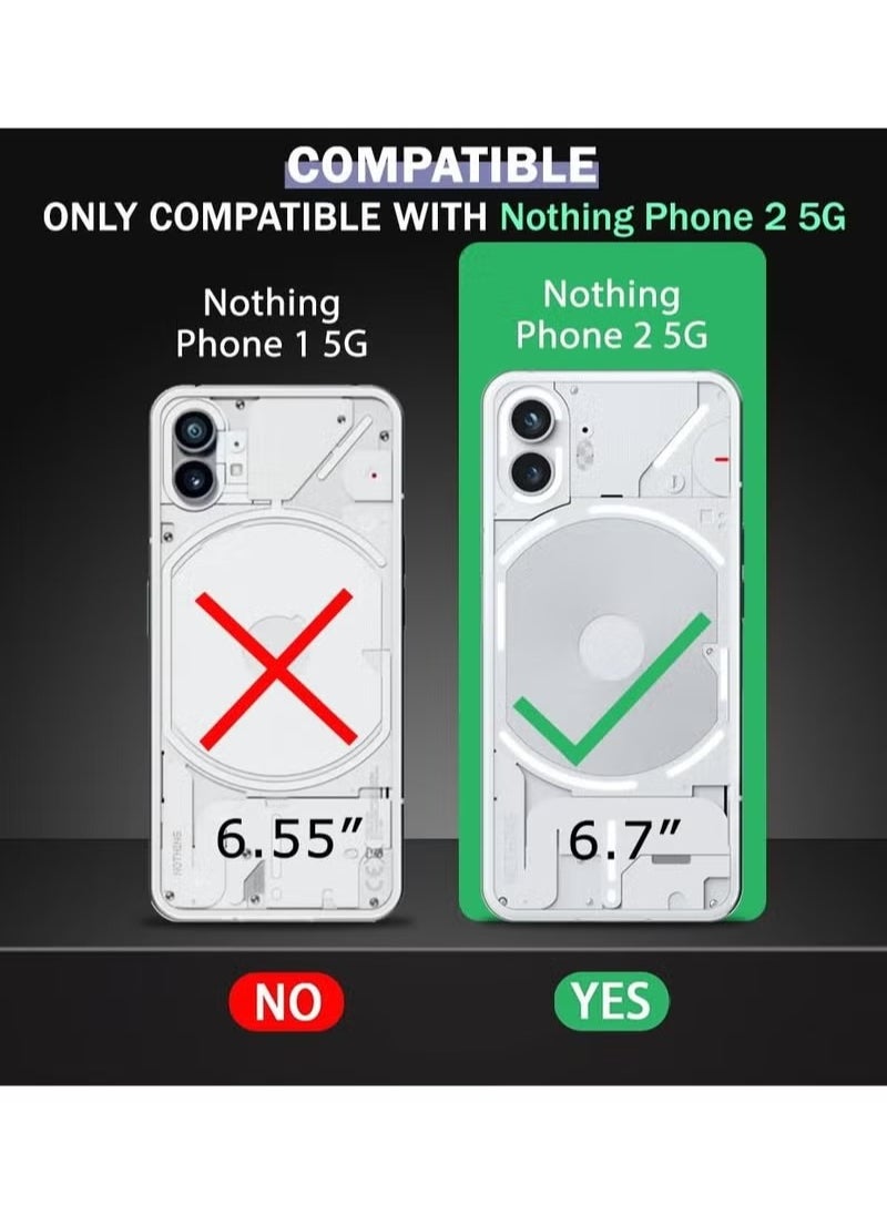 Service Zone Crystal Clear Case Slim Anti Scratch TPU Hard Shell Protective Phone Cases Cover for Nothing Phone 2  - Image 3