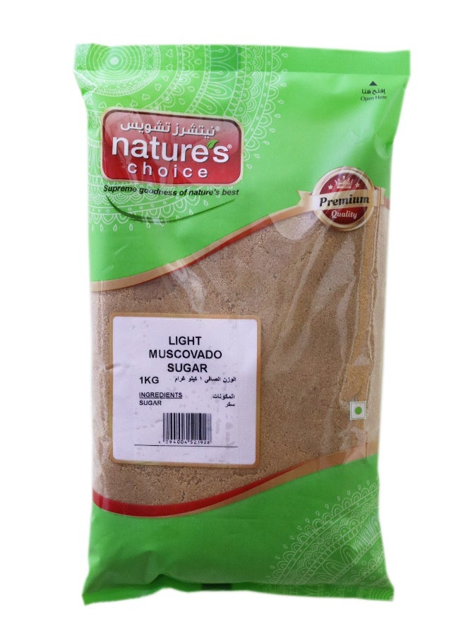 Nature's Choice Light Muscovado Sugar 1Kg - Image 1