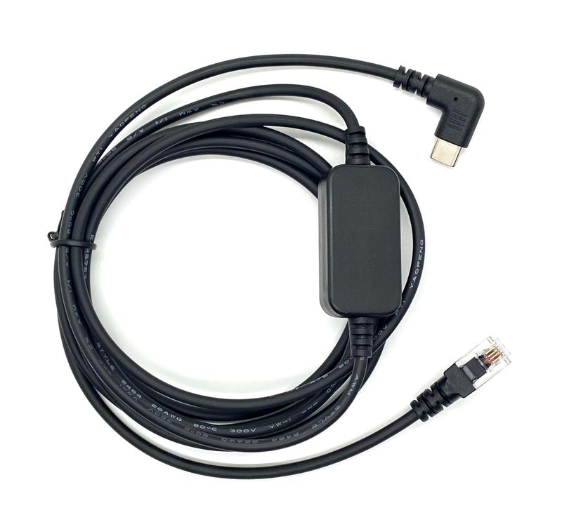 Uniden USB-C to RJ11 Power Cord for Radar Detectors Including R8w, R8, R7, R4w, R4, R3, DFR9, DFR8, DFR7 & Additional Models. - Image 1
