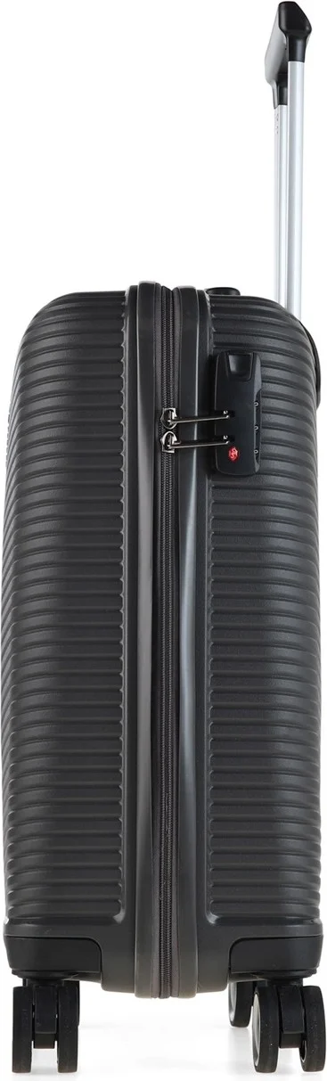 S-Invalid Brand Name Anthracite 5224 Polypropylene Cabin Size Suitcase