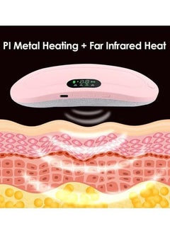 JAJEEK Fast Heating Menstrual Pain Relief Belt for Women, Adjustable 3-Level Heat Therapy Pad with Soft Fabric, USB Rechargeable Portable Cramp Relief Wrap – Lightweight, Comfortable & Ideal for Home, Work, or Travel During Period Discomfort  - Image 1