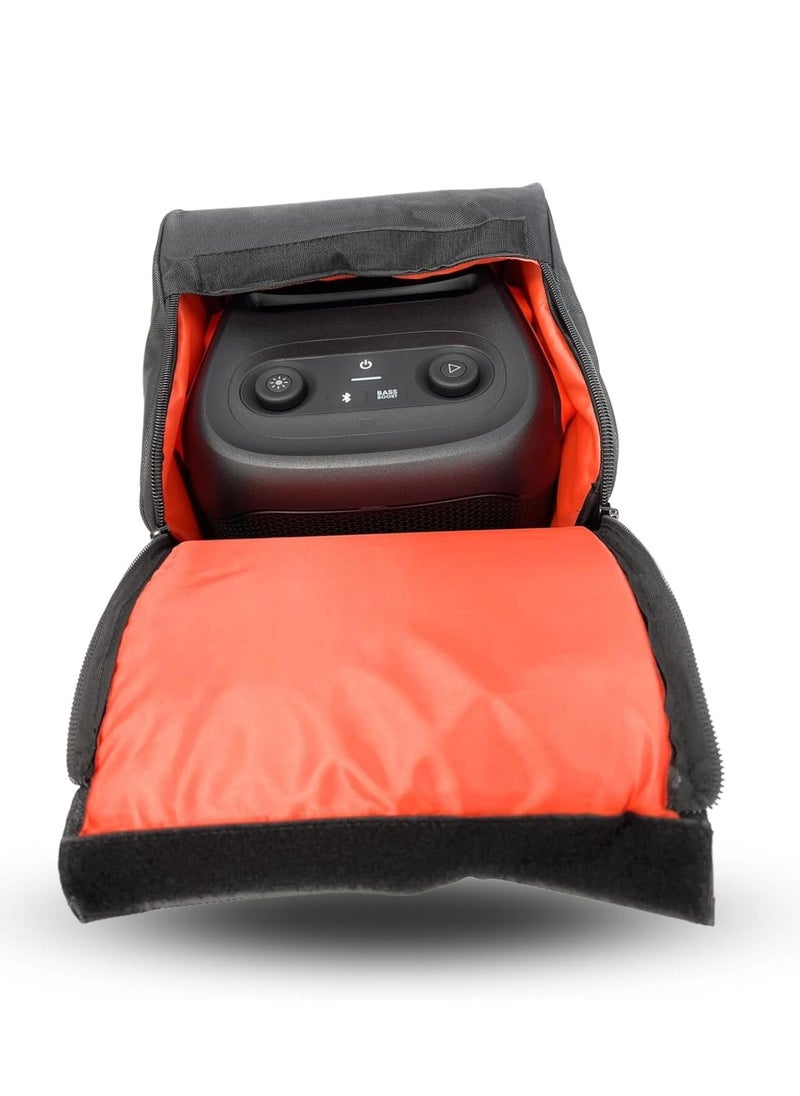 Angry Bull Speaker Bag Safety Storage Case with Handy Strap Travel Bag Compatible for (JBL PARTYBOX 110 BAG BLACK)  - Image 3