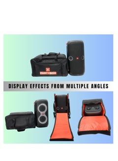 أنجري بول حقيبة تخزين آمنة لمكبر الصوت مع حزام عملي وحقيبة سفر متوافقة مع (JBL PARTYBOX 110 BAG BLACK)  - Image 5