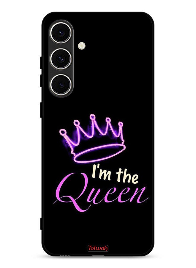 Tolwak Samsung Galaxy S24 FE 5G Protective Case Cover I Am The Queen - Image 1