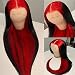 JYZ Red Ombre Lace Front Wig, 150% Density, 13x4 Straight, Brazilin Hair, Pre-Plucked, Medium Brown Lace, 18 Inch - Image 2