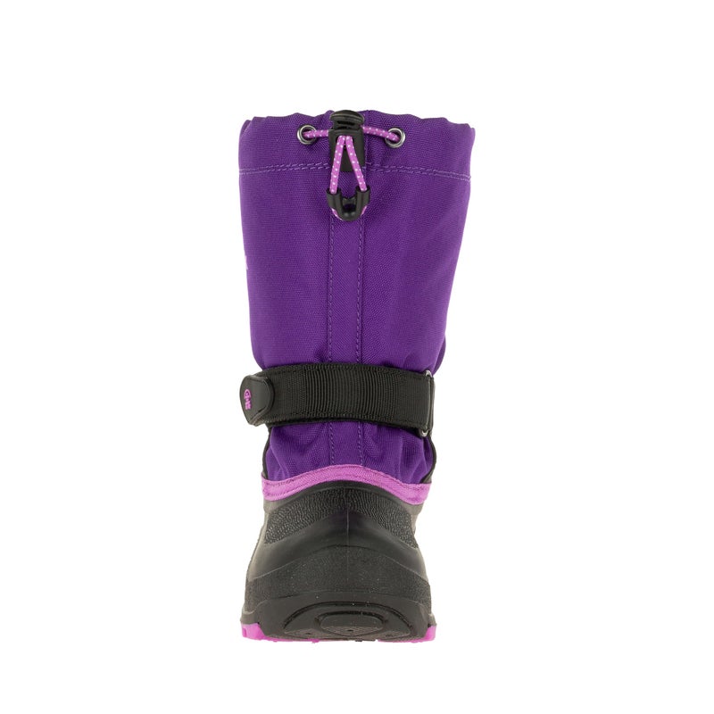 Kamik Waterbug 5 Winter Adventure Boots - Waterproof Toddler Rain Boots - Waterproof Shoes for Kids - Non-Slip Water Shoes - Adjustable Fit with Durable Traction - Purple - 4 Big Kid - Image 4