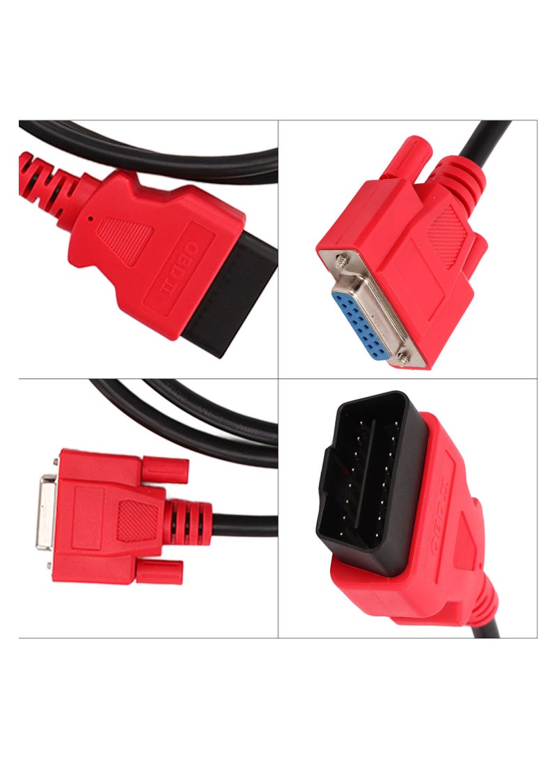 Generic OBD2 Test Cable OBD2 Scanner Cable Diagnostic Cord Adapter 15Pin for Autel Maxisys MS906, for Maxisys MS906 Pro and for Maxisys MS906TS OBD2 Scanner  - Image 2