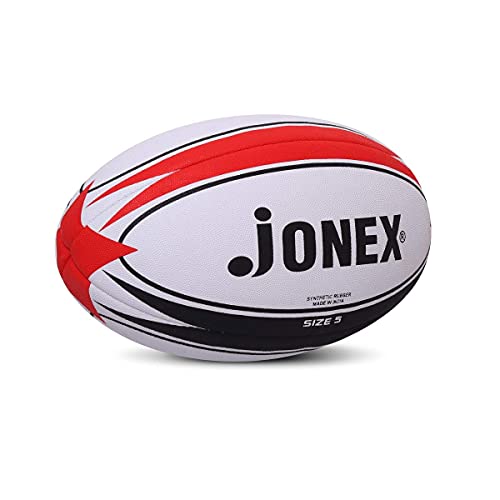 Jonex JJ JONEX Match Rugby Ball Size 5, Multicolor (MYC) - Image 2