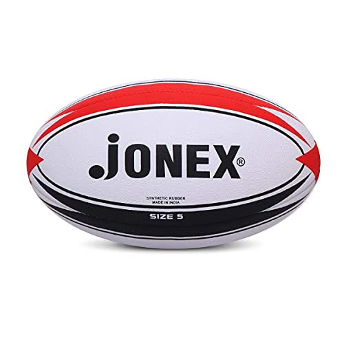 Jonex JJ JONEX Match Rugby Ball Size 5, Multicolor (MYC) - Image 1