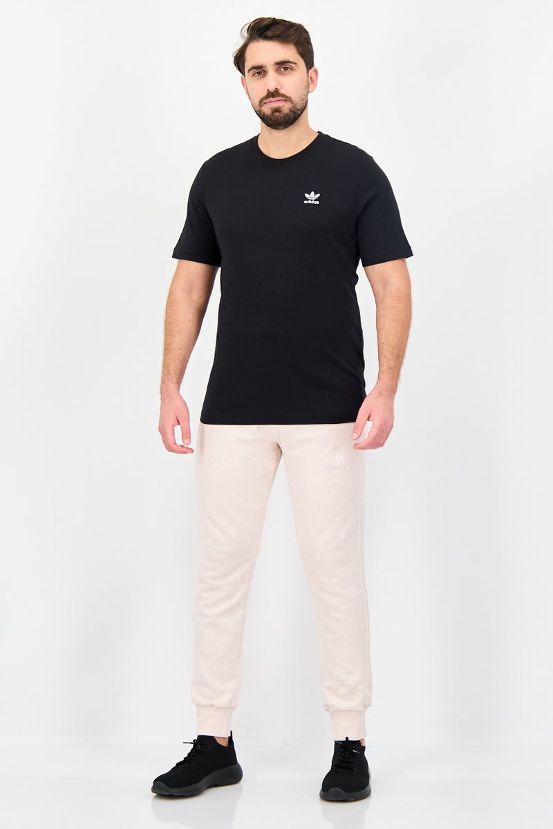 Adidas Men Regular Fit Brand Logo Outdoor Sweatpants, Light Pink - Image 4