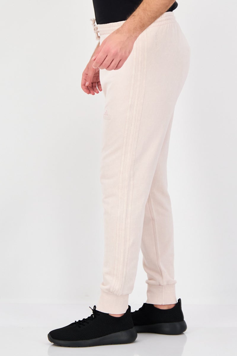 Adidas Men Regular Fit Brand Logo Outdoor Sweatpants, Light Pink - Image 2