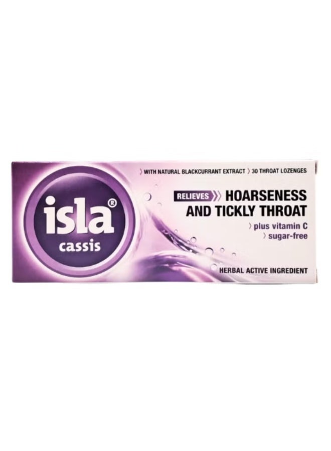 Isla Cassis Lozenges 30'S