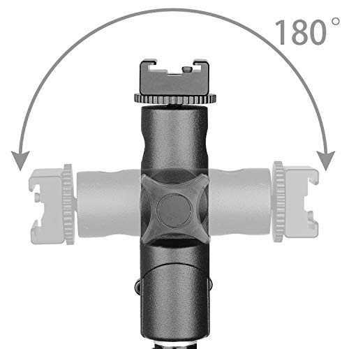 ChromLives Updated Version Flash Bracket-ChromLives Light Stand Flash Mount Cold Shoe Flash Stand Photography Camera Umbrella Holder Bracket E Type for DSLR Camera Canon Nikon Pentax Olympus Nissin Metz and DSLR - Image 3