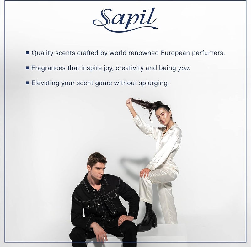 Sapil Solid For Men Gift Set - 100ml Eau de Toilette & 150ml Deodorant - Image 4