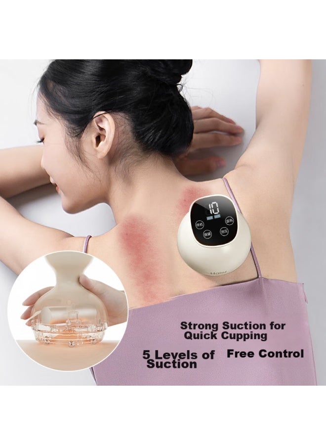 Haier Haier Electric Gua Sha Device, Cupping Tool, Home Meridian Dredging Board, All-in Machine With Brush, Hot Compress, Full-body Massage, Holiday And Birthday Gift For Parents, Hhz-g101h  - Image 3