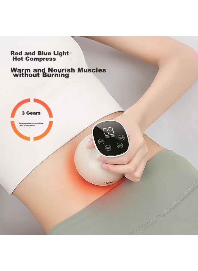 Haier Haier Electric Gua Sha Device, Cupping Tool, Home Meridian Dredging Board, All-in Machine With Brush, Hot Compress, Full-body Massage, Holiday And Birthday Gift For Parents, Hhz-g101h  - Image 1