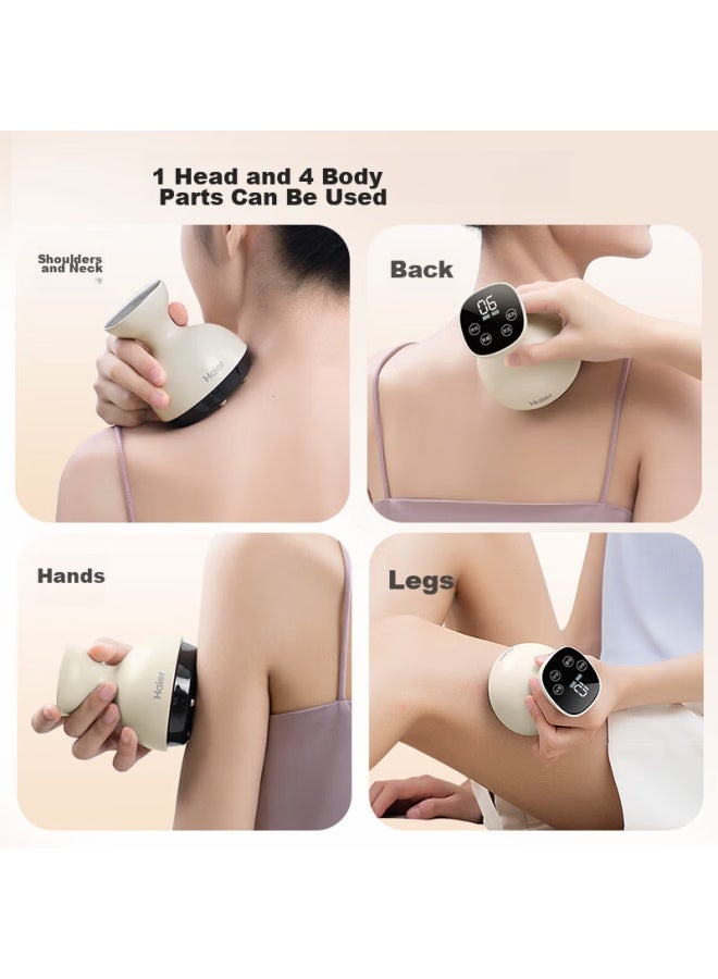 Haier Haier Electric Gua Sha Device, Cupping Tool, Home Meridian Dredging Board, All-in Machine With Brush, Hot Compress, Full-body Massage, Holiday And Birthday Gift For Parents, Hhz-g101h  - Image 5