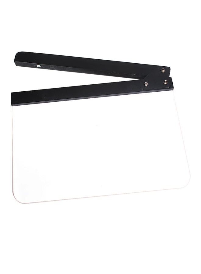 Clapboard Dry Erase Director Film Movie Clapper Board Slate Black  - Image 2