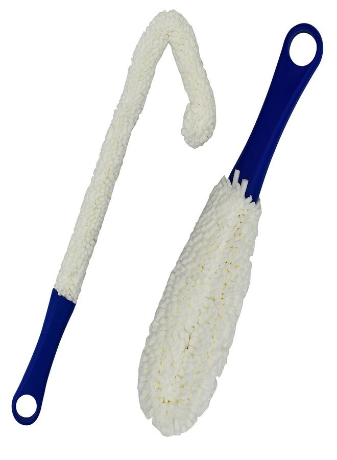 Maydahui 2 PCS Wine Bottle Flexible Cleaning Brush for Wine Decanters Goblets Cups Glassware (1 Short +1 Long) - Image 1