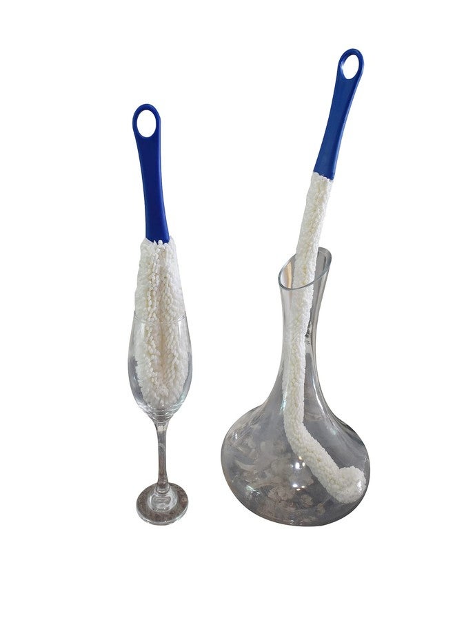 Maydahui 2 PCS Wine Bottle Flexible Cleaning Brush for Wine Decanters Goblets Cups Glassware (1 Short +1 Long) - Image 4