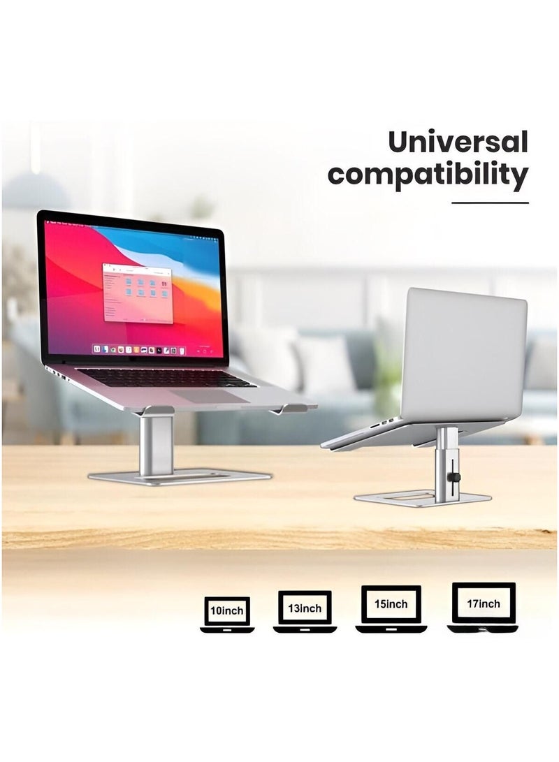 Sparkton Laptop Stand | Adjustable Ergonomic Stand with Anti-Slip Silicone Pads  Compatible with 10"-17" Laptops  Prevent Neck & Shoulder Pain  Portable Durable & Space-Saving Design 💻✨ - Image 4
