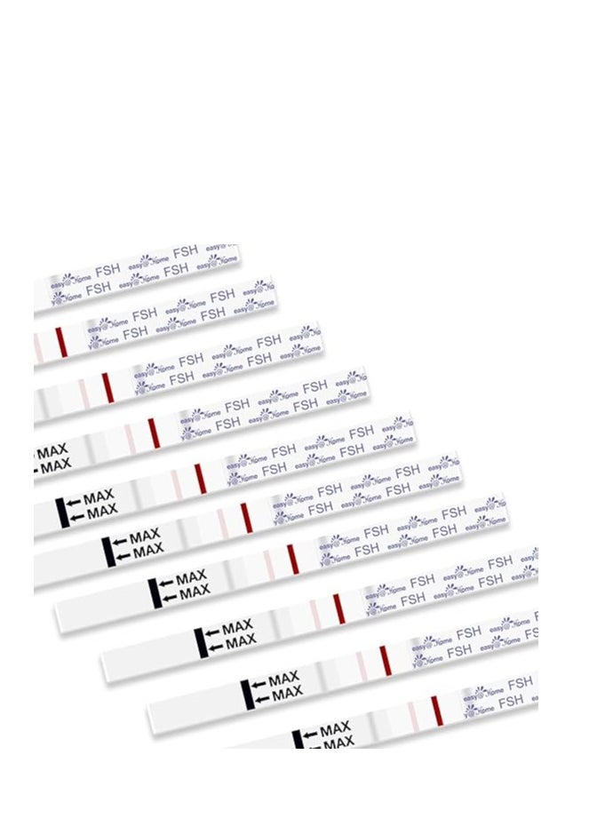 Easy@Home - Easy@Home FSH Menopause Test: 10 FSH Test Strips - Understand Your Ovarian Reserve and Optimize Conception Timing at Home - Image 1