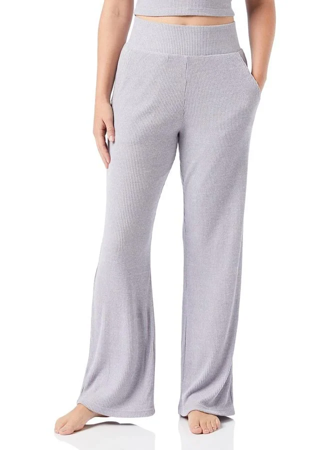 ترايامف Triumph Thermal Climate Control Recycled Ribbed High Waist Wide Leg Trouser