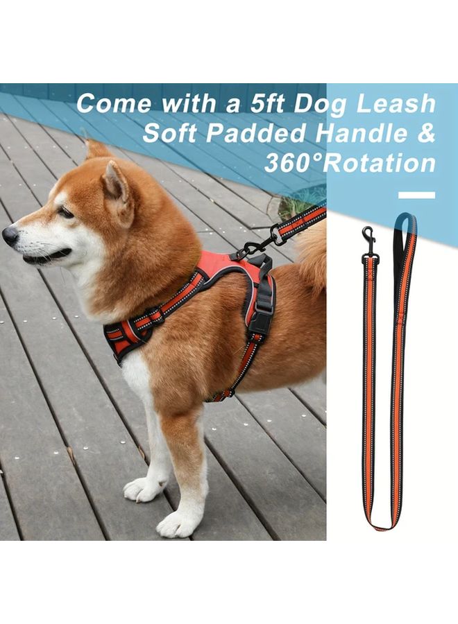 أزرق XL صدرية كلب قابلة للتعديل مع حشوة مريحة من البوليستر المتين للسلالات الكبيرة - Image 4