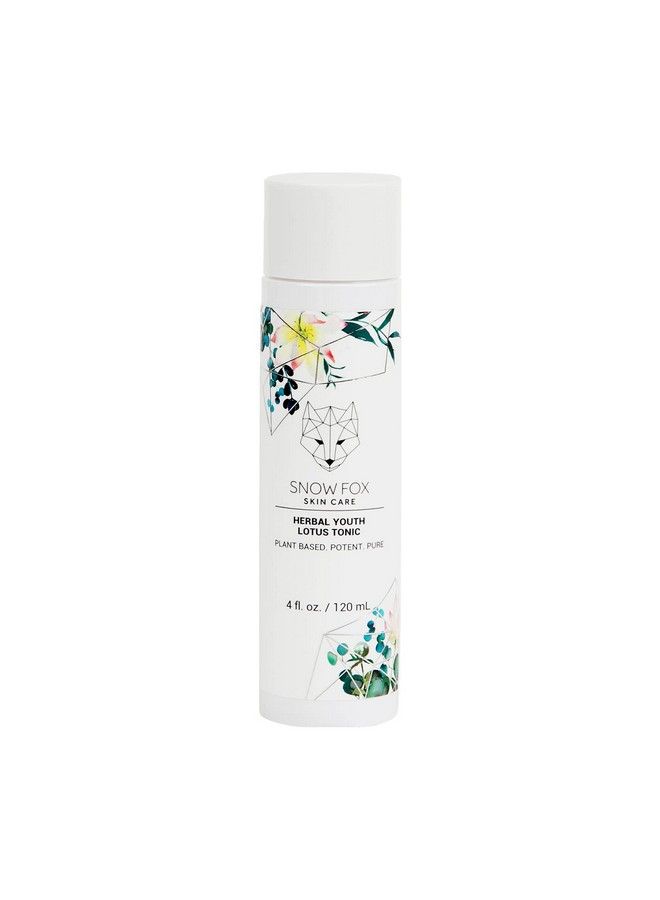 Snow Fox Skin Care Snow Fox Herbal Youth Lotus Tonic With Lotus Root Water Glycolipids And Chlorella Algae Extract Moisturizing Hydrating And Brightening Face Daily Treatment Tonic  - Image 2