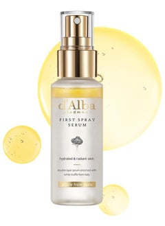 d'alba Piedmont d'alba Piedmont Italian White Truffle First Spray Serum, Vegan Skincare, Hydrating Facial Mist with White Truffles, Glow Serum for Radiant Skin, All in One Care 50ml  - Image 1