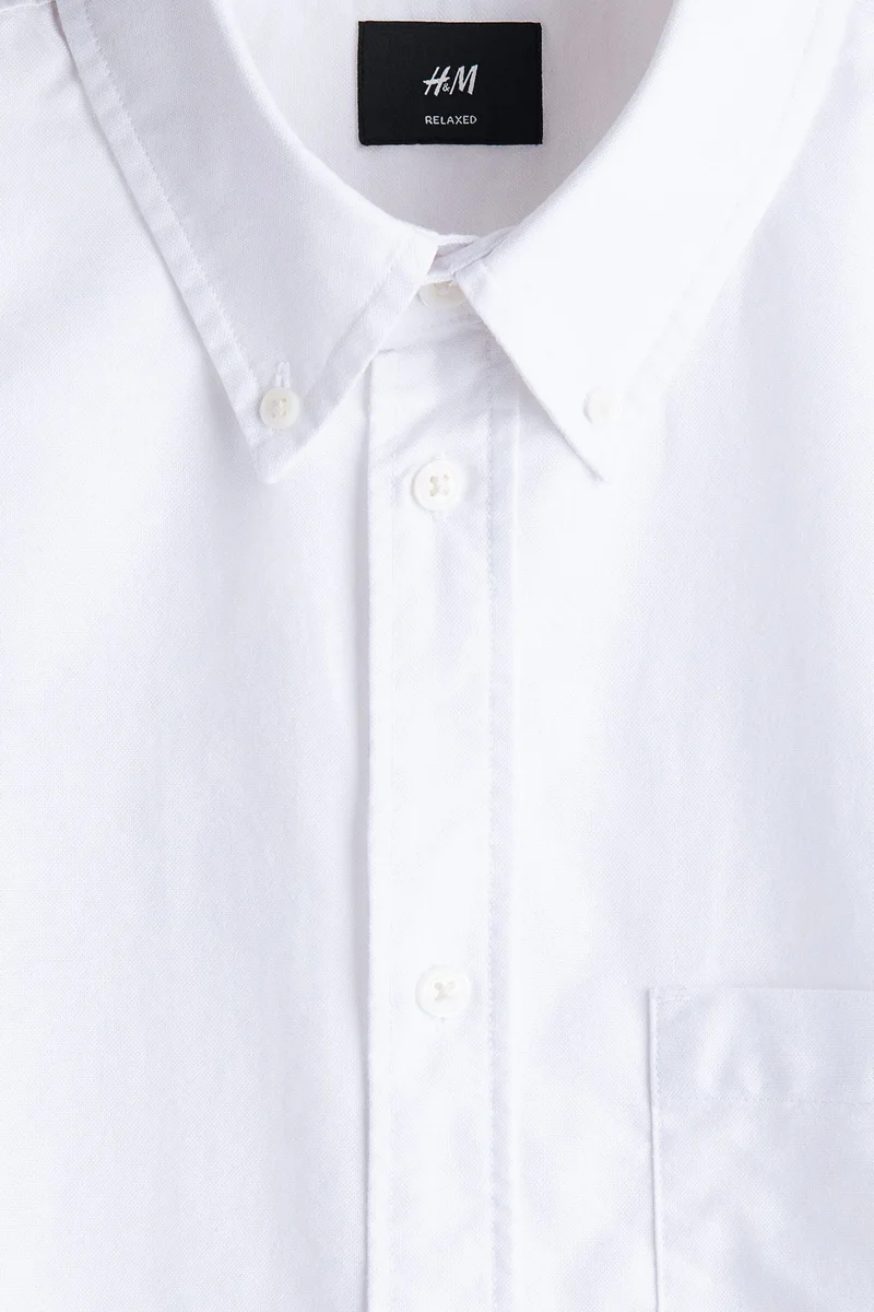 H&M  Relaxed Fit Oxford shirt for Men | Best Price UAE