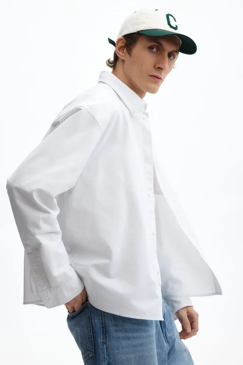 H&M  Relaxed Fit Oxford shirt for Men | Best Price UAE