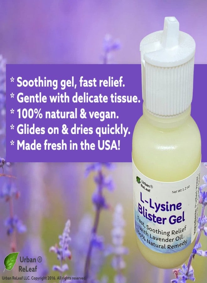 إربان ريليف جل Urban ReLeaf L-Lysine المُهدئ للبثور وزيت اللافندر! راحة سريعة من البقع، والطفح الجلدي، والنتوءات الحمراء، والجلد المتشقق والمتهيج. يُهدئ البشرة الحساسة. طبيعي 100% - Image 2