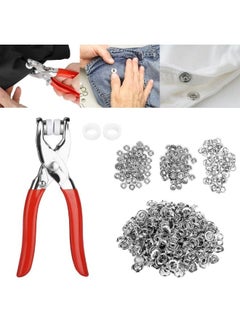 100pcs Metal Snap Buttons with Riveting Pliers Press Tool Kit Seamless Snap Push Buttons