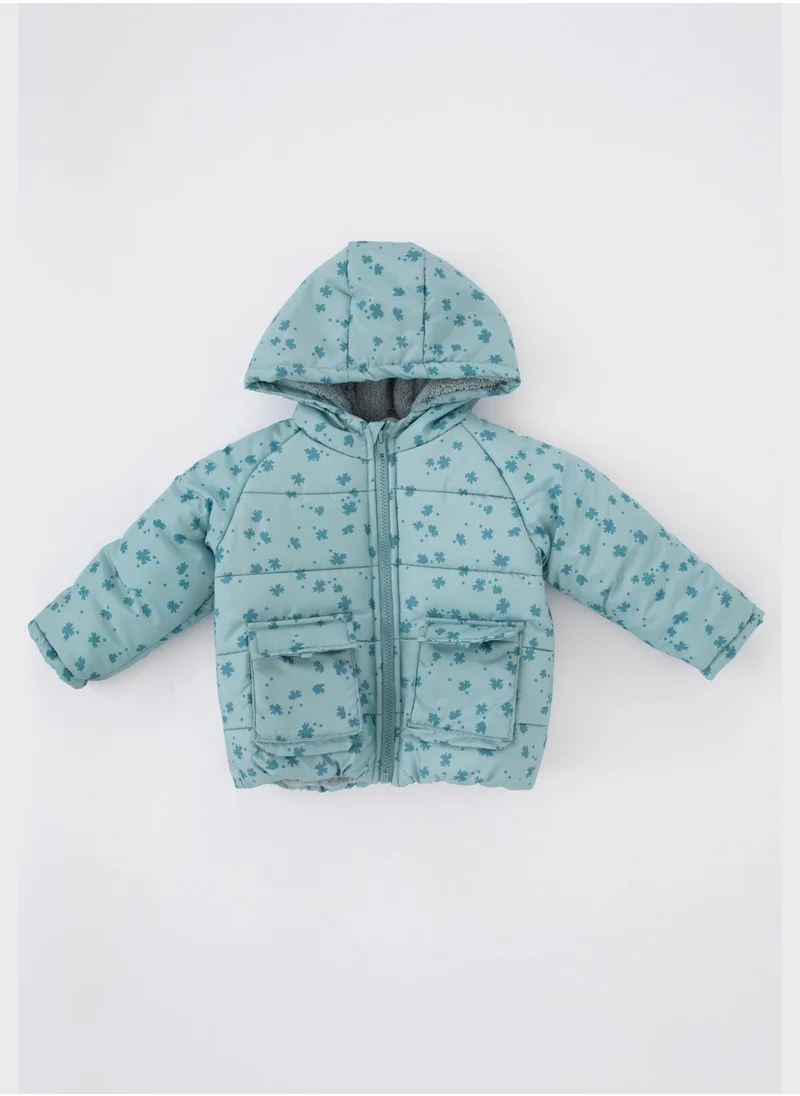 DeFacto Kids Floral Print Hoodie