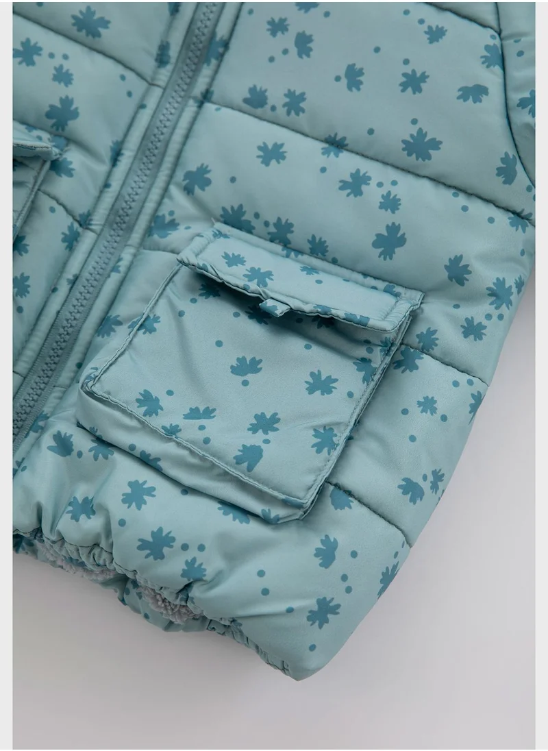 DeFacto Kids Floral Print Hoodie