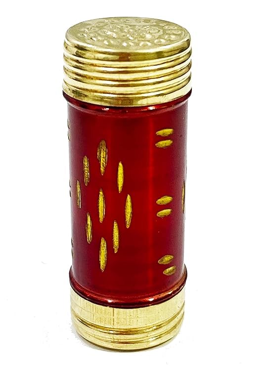 Awadh Chunauti Brass Round Chunauti Pital Chunauti Antique Chunauti Desi Chunauti Chuna Dani Pack of 1 Pcs - Image 3